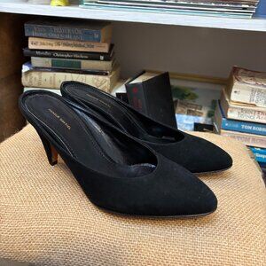 Mansur Gavriel suede mule slippers NEW
